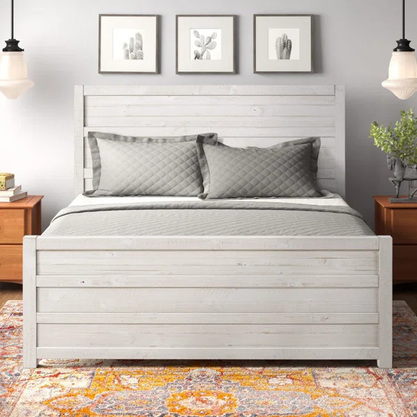 Romney Solid Wood Bed | Wayfair North America
