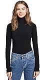 Norma Kamali Women's Slim Fit Long Sleeve Turtle Top | Amazon (US)