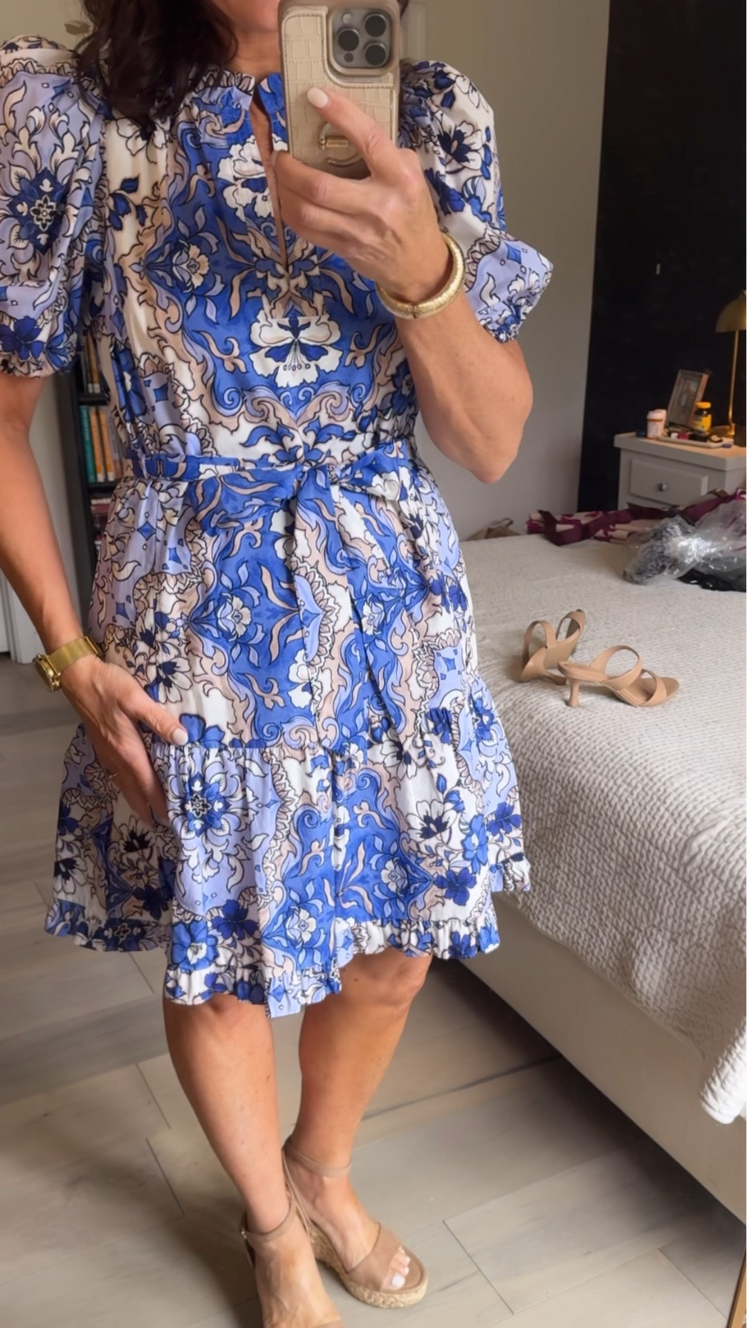 Wore this Vince Camuto dress to a rehearsal dinner this past weekend, and I absolutely love it! The colors are stunning, it’s comfortable, does it wrinkle, and has pockets. What more could you ask for?!

#LTKSeasonal #LTKOver40 #LTKWedding