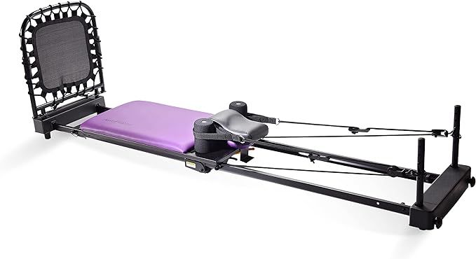 AeroPilates Reformer Plus 379 - Pilates Reformer Workout Machine for Home Gym - Cardio Fitness Re... | Amazon (US)
