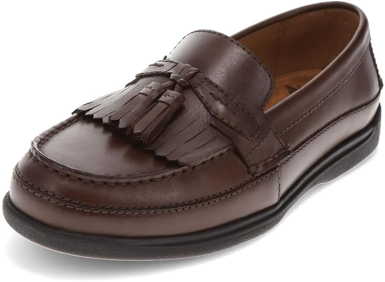 DOCKERS Sinclair Mens Loafers Leather Dress Casual Tassel Loafers for Men | Amazon (US)