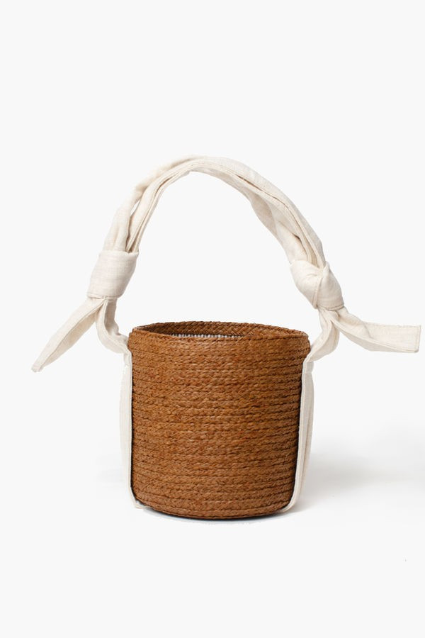 Lila Raffia Bucket Bag | Tuckernuck (US)