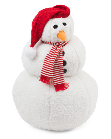 27x13 Oversized Snowman Decorative Pillow | TJ Maxx