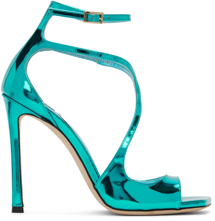 Blue Azia 110 Heeled Sandals | SSENSE