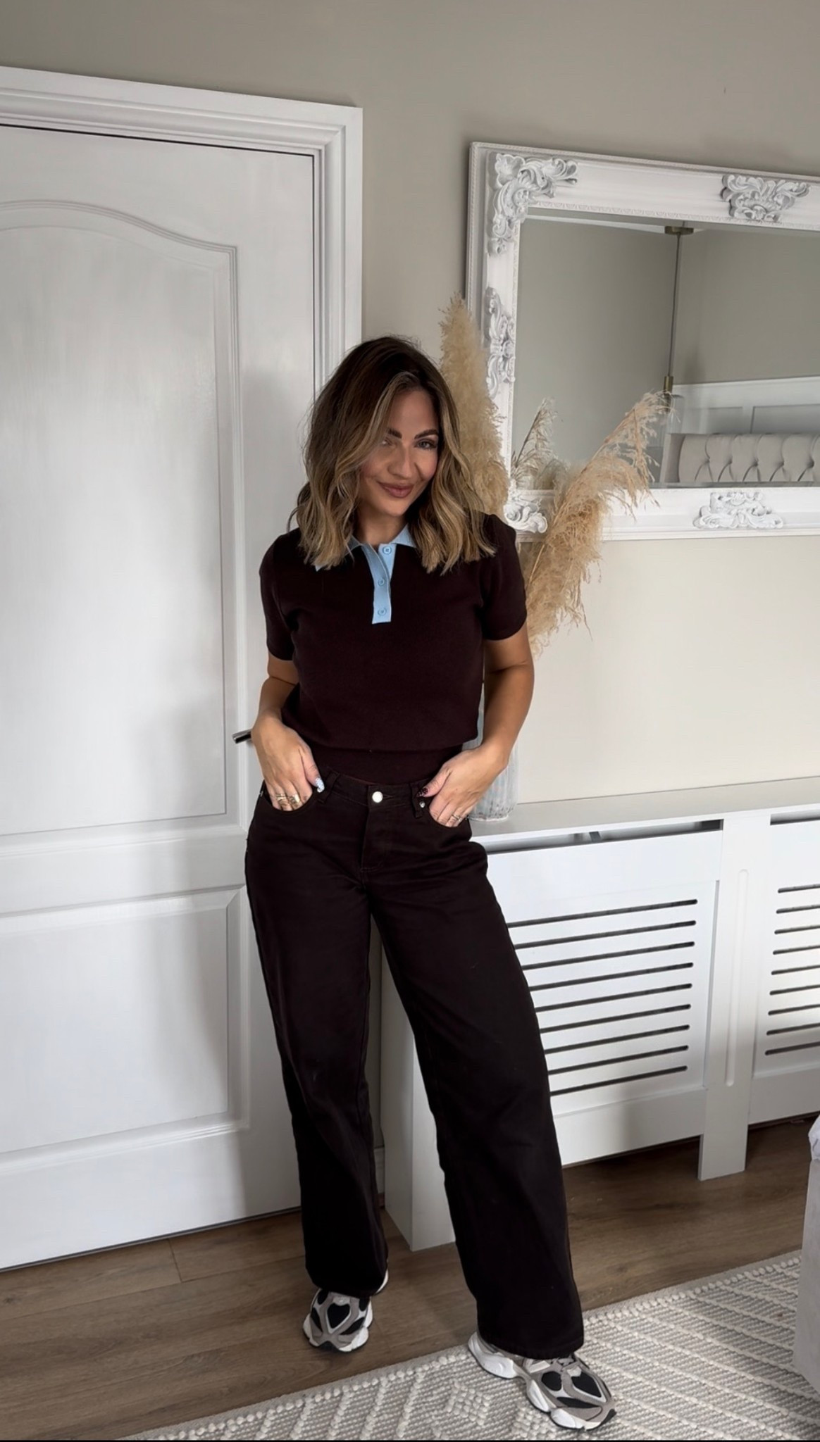 OOTD 🤎 Mix this with a blazer 👌 
My FAVOURITE brown Jeans 🤎🤎

#LTKootd #LTKSpringSale