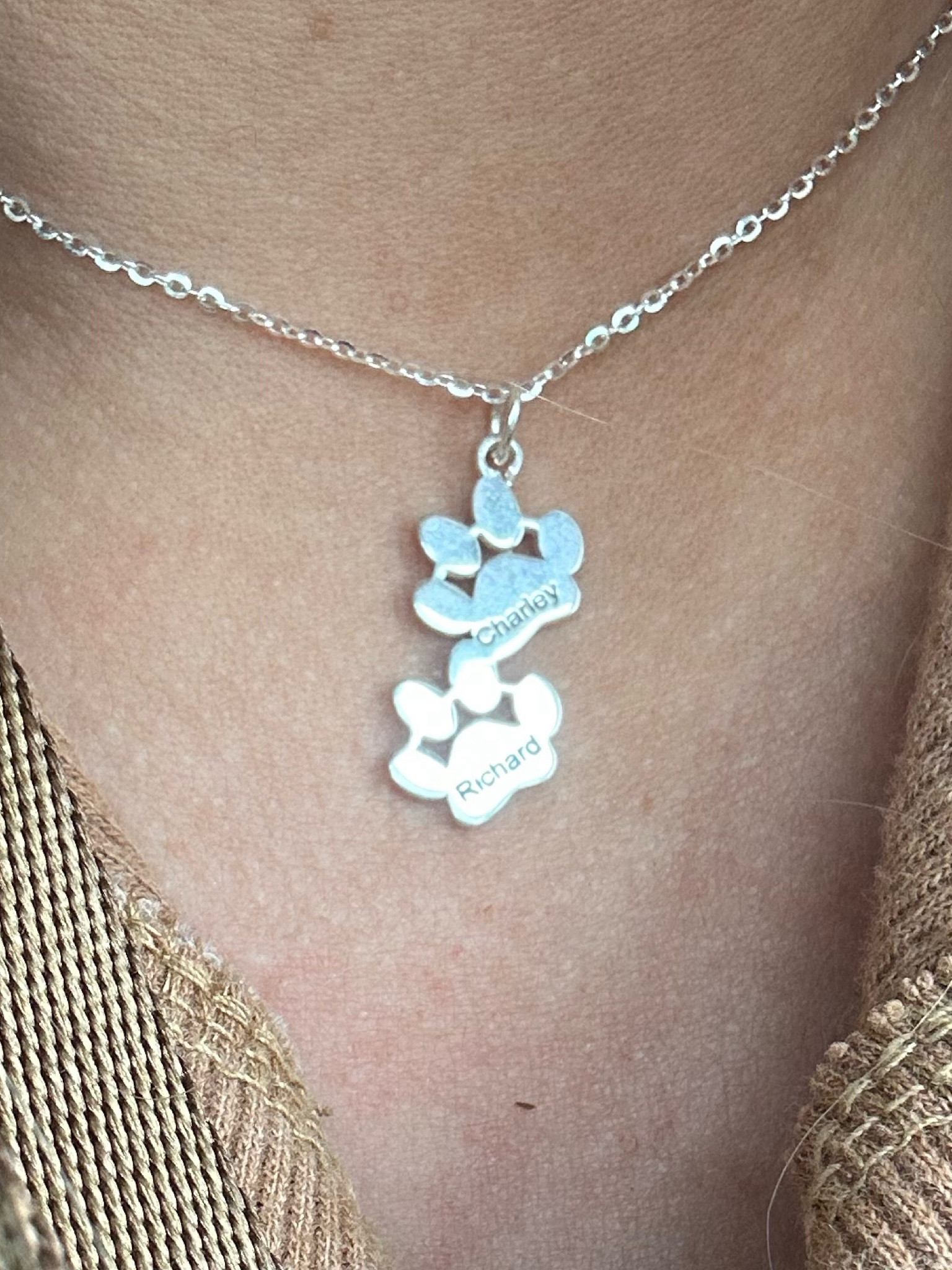 My Charley Richard paw necklace 