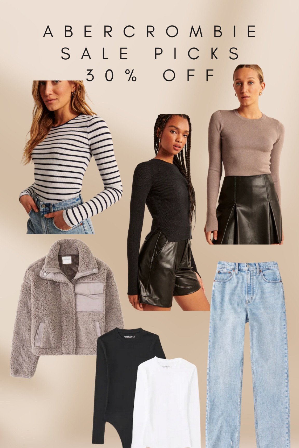 Abercrombie sale picks 

#abercrombie 

#LTKCyberweek #LTKsalealert