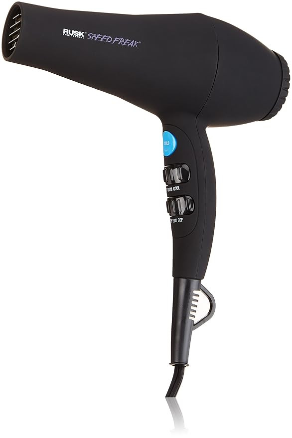 RUSK Engineering Speed Freak Ceramic and Tourmaline Professional 2000 Watt Hair Dryer - Far-Infra... | Amazon (US)