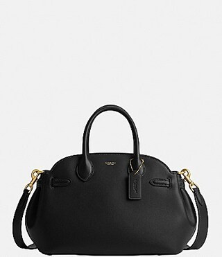 COACH Empire 28 Leather Carryall Bag - Black | Dillard's