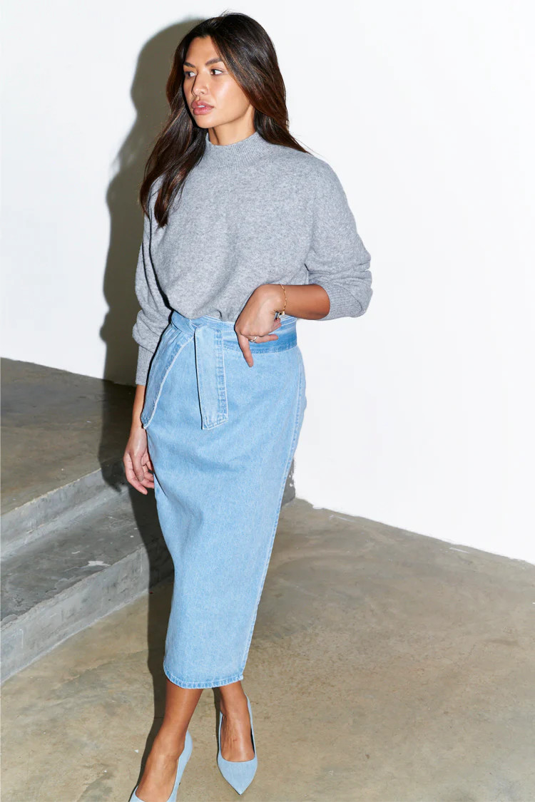 Denim Jaspre Skirt | Never Fully Dressed US