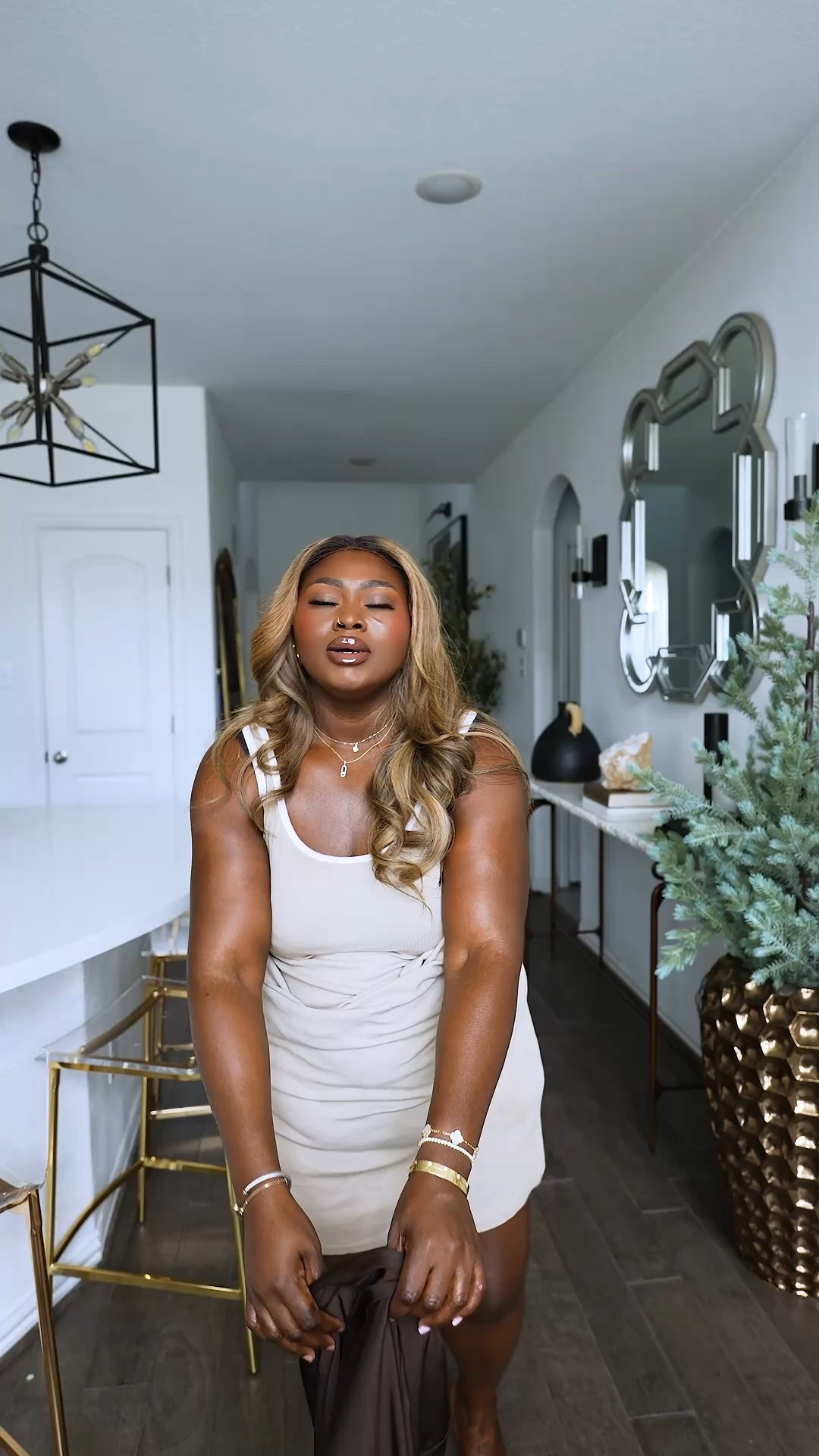 Hauture Elegant Sexy Plus Size Women Business/Casual Blouse Top