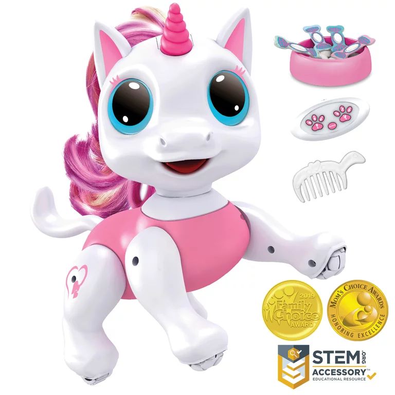 Power Your Fun Remote Controlled Electronic Robot Pet Unicorn (Pink) | Walmart (US)