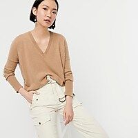 V-neck Boyfriend sweater in everyday cashmere | J.Crew US