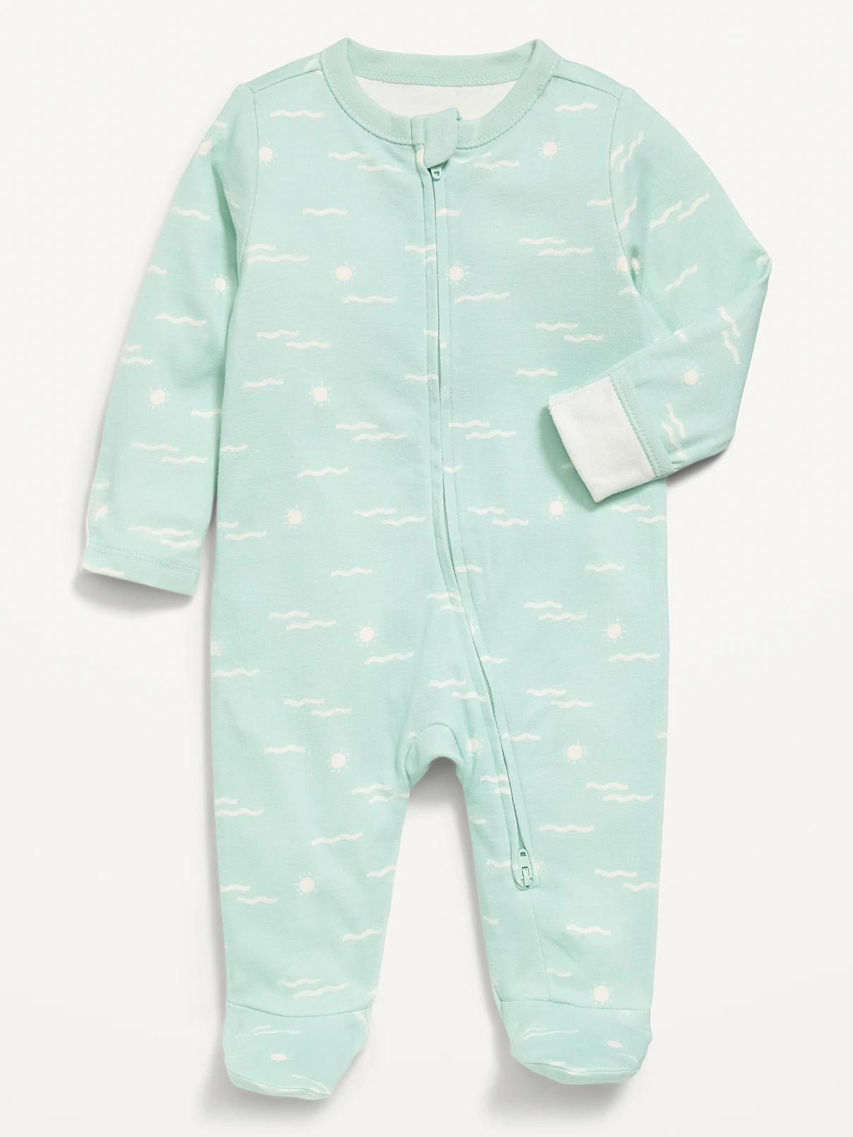 2-Way-Zip Sleep & Play Footed One-Piece for Baby | Old Navy (US)