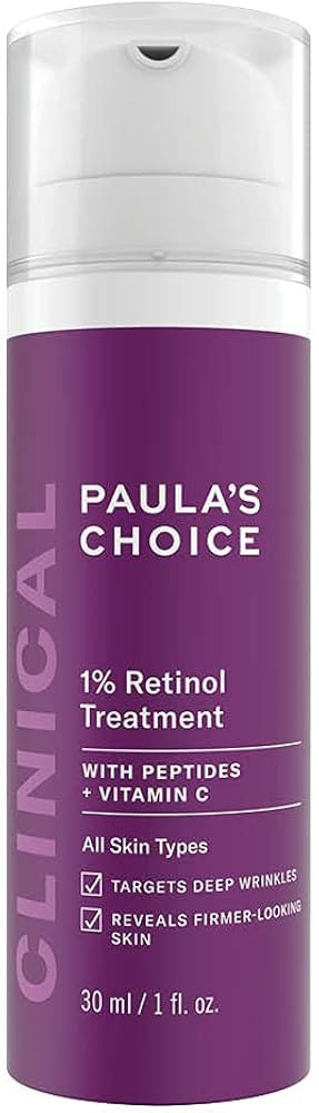 Paula's Choice CLINICAL 1% Retinol Sérum - Anti Âge Traitement Visage - Créme Réduit les Tach... | Amazon (FR)