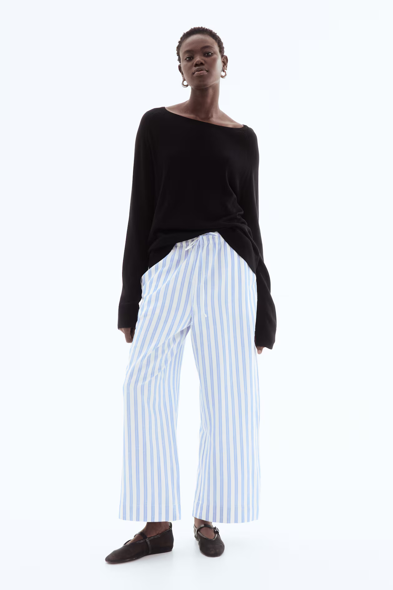Linen-Blend Crop Pants | H&M (US + CA)