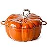 Enameled Cast Iron Dutch Oven, Non Stick Pan, Pumpkin Stew Soup Stock Pot Casserole, Nederlands C... | Amazon (US)