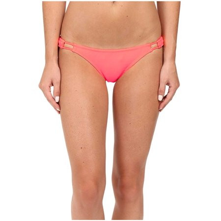 Volcom Women s Simply Solid Full Bikini Bottom Neon Pink XL X-Large Swimsuit | Walmart (US)