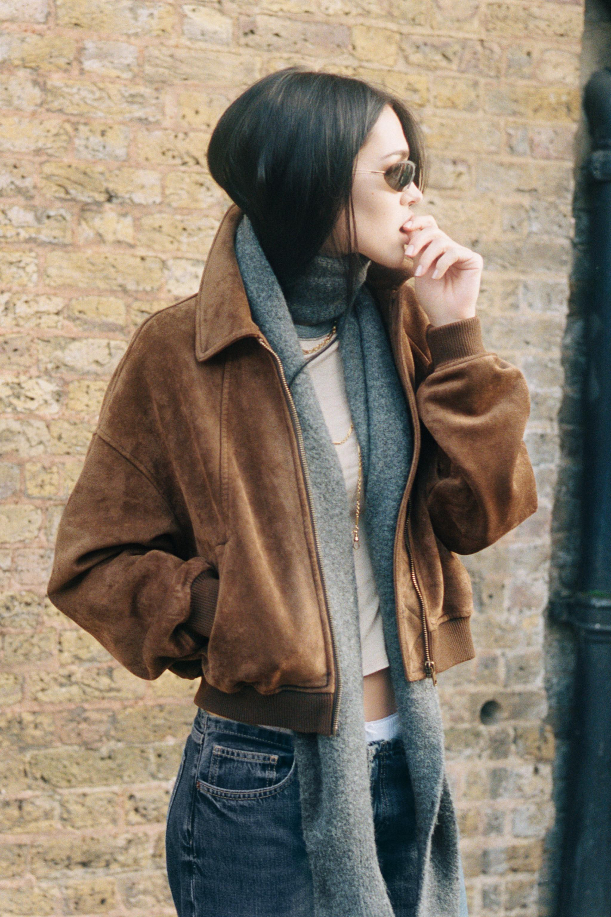 FAUX SUEDE JACKET | Zara US