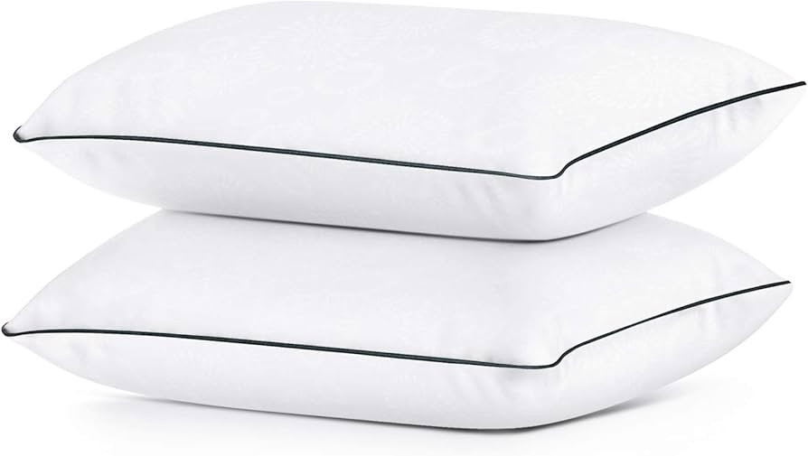 Coolzon Bed Pillows for Sleeping Queen Pillows Set of 2, Pillow Home & Hotel Collection Fluffy Pi... | Amazon (US)