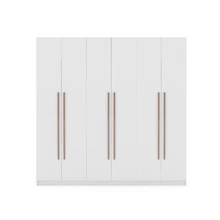 Luxor Oswego White Wardrobe Armoire Closet-107HD1 - The Home Depot | The Home Depot