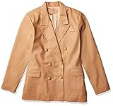 [BLANKNYC] WOMEN'S VEGAN LEATHER BLAZER, Murky Waters, M | Amazon (US)