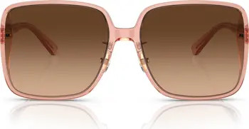 61mm Gradient Square Sunglasses | Nordstrom