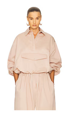 Helsa Cotton Twill Anorak in Shell from Revolve.com | Revolve Clothing (Global)