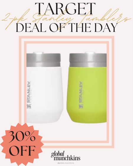 Target deal of the day! 30% off 2-ok Stanley everyday go 10-oz tumblers with Target circle! These are great gifts and a great price!

#LTKHoliday #LTKsalealert #LTKfamily