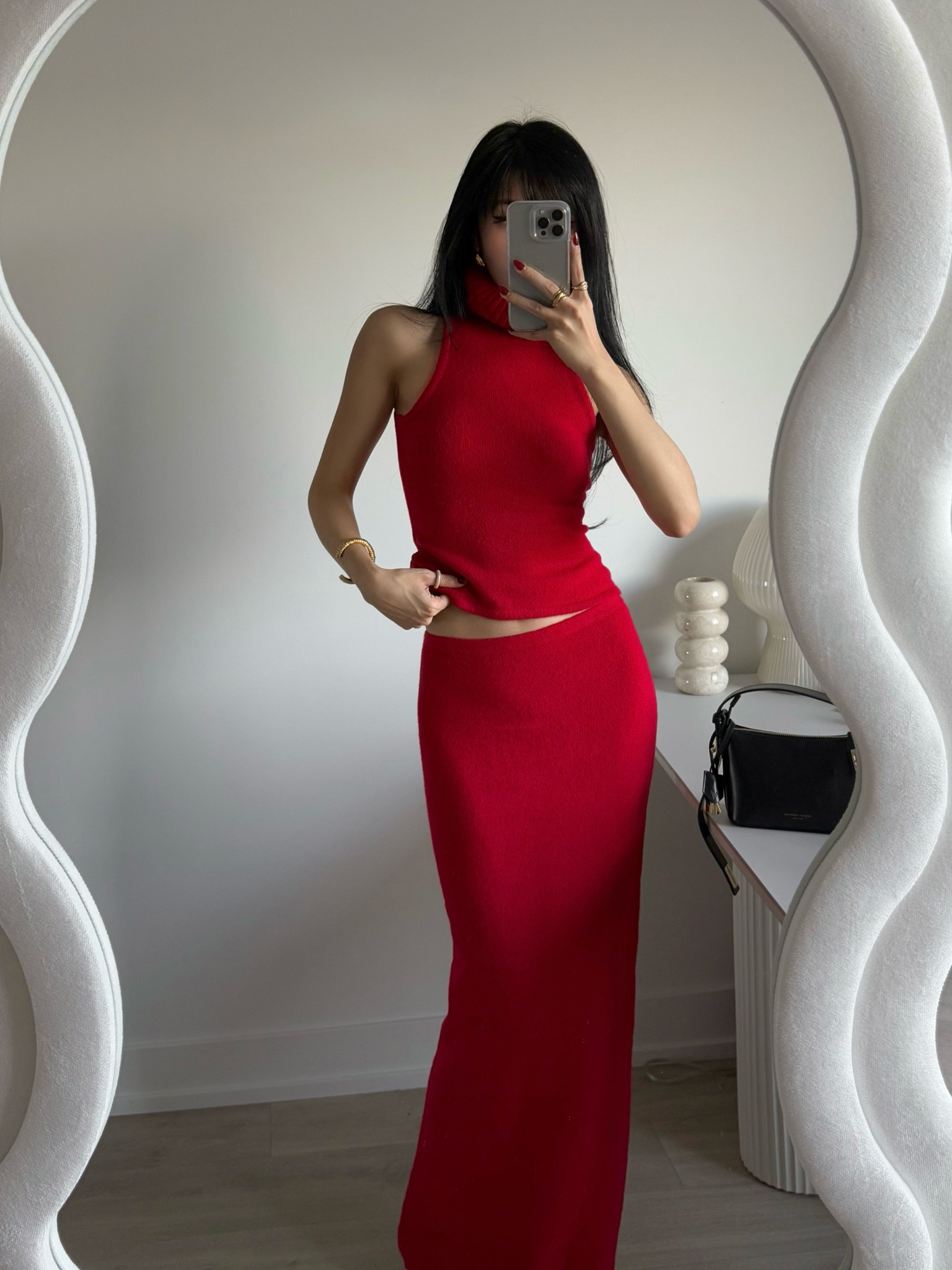Perfect red set 🍒 wearing both XS 

#LTKHoliday #LTKStyleTip #LTKSeasonal