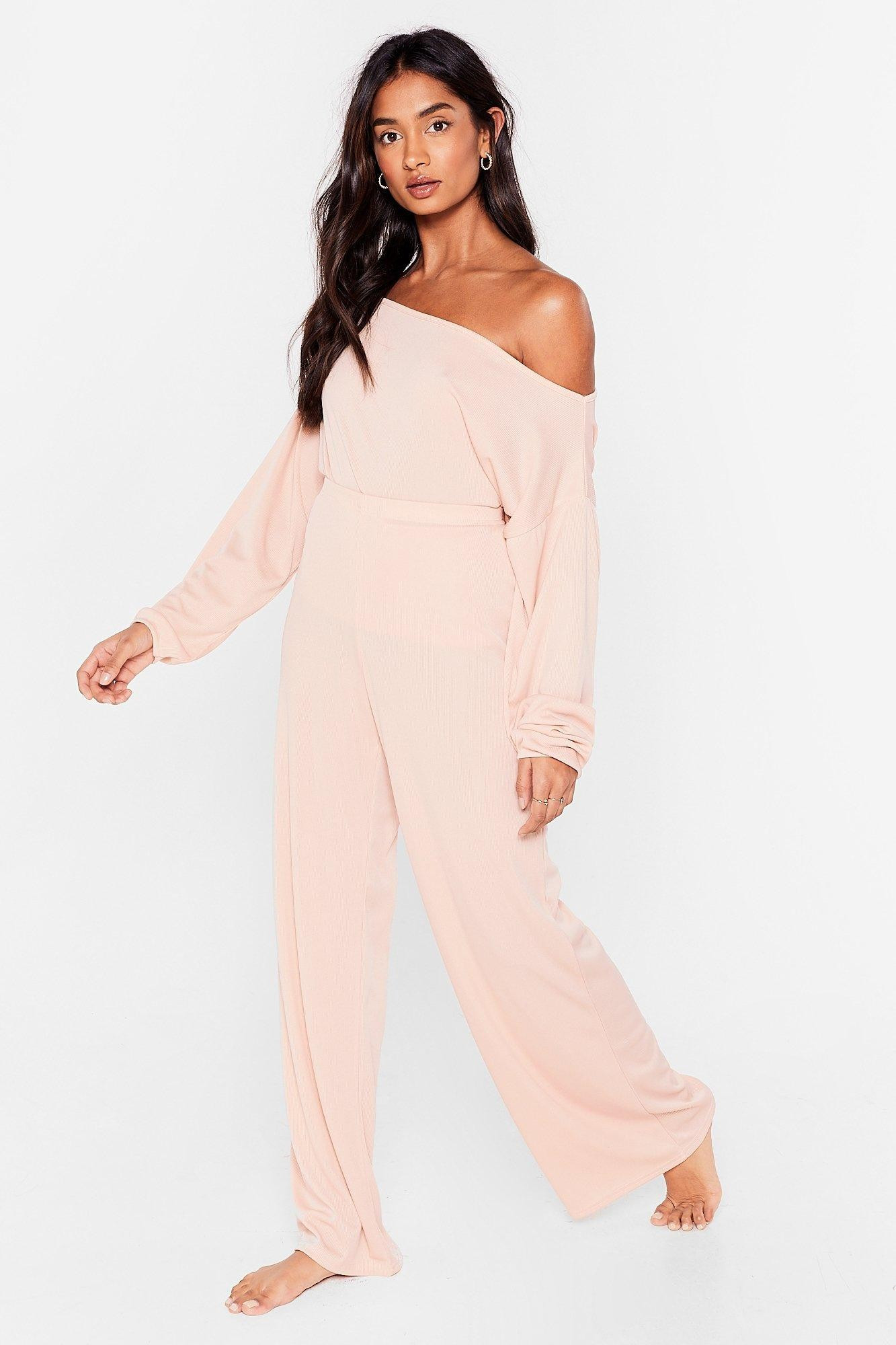 Off The Shoulder Loungewear Set | Nasty Gal (US)