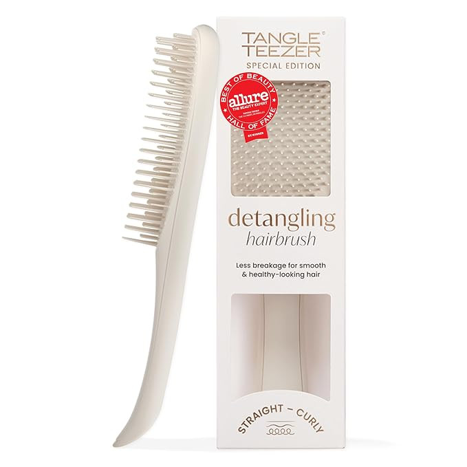 Tangle Teezer Matte Ultimate Detangler Brush, Straight to Curly, Gray | Patented two-tier, regula... | Amazon (US)