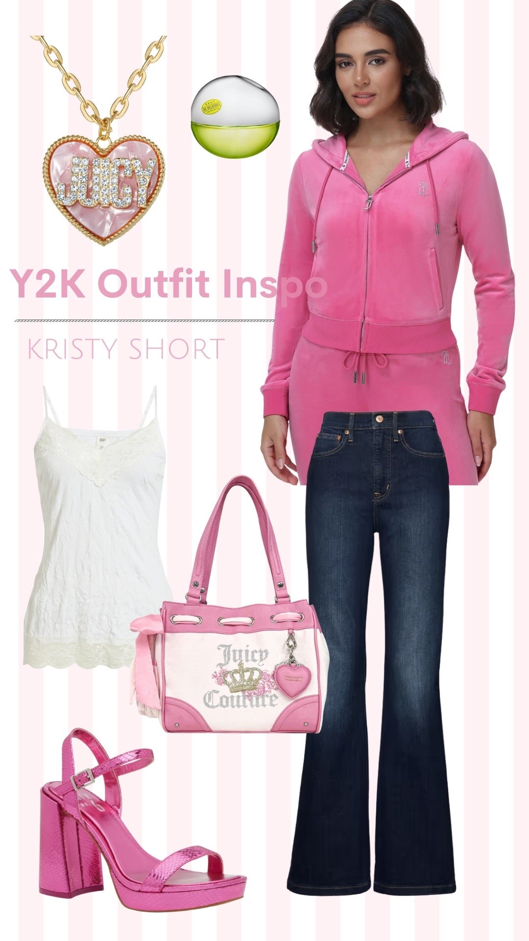 I’m headed to a Y2K party next weekend and I’m going all IN!! These were the best days. I had every color in the Juicy velour and terry tracksuits. 

What do you think, did I hit the vibe?? What am I missing?

#LTKootd #LTKOver40 #LTKstorytime