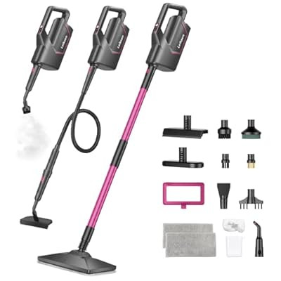 Leiksen Steam Mop, 12-in-1 Powerful Handheld Steam Cleaner, 260°F Floor Steamer,… | Amazon (US)