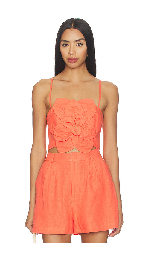 Yumi Kim Sahara Top in Tangerine. Size XL. Also in XS, S, M, L. | Revolve Clothing (Global)