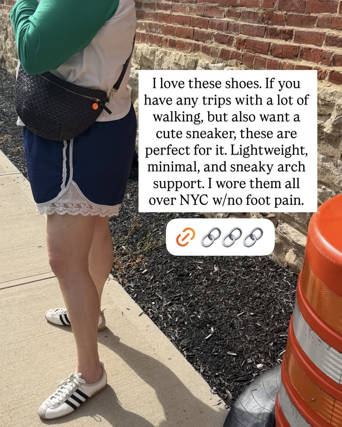 I love these gender-inclusive low-top Adidas sneakers from Nordstrom. If you have a trip coming up and need a good walking shoe that is supportive AND cute, this is the one. I’m wearing the off-white/beige with black stripes, but they sell the reverse colorway too.

#LTKTravel #LTKActive