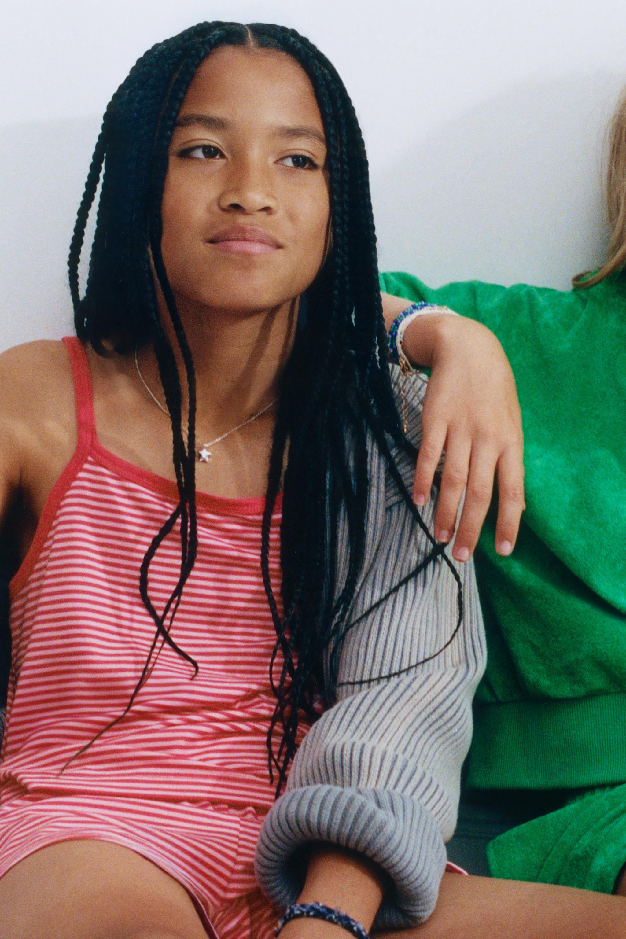 STRIPED T-SHIRT AND BERMUDA SHORTS SET | Zara UK