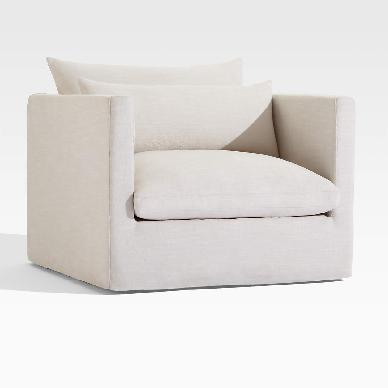 Seascape Upholstered Outdoor Lounge Chair + Reviews | Crate & Barrel | Crate & Barrel