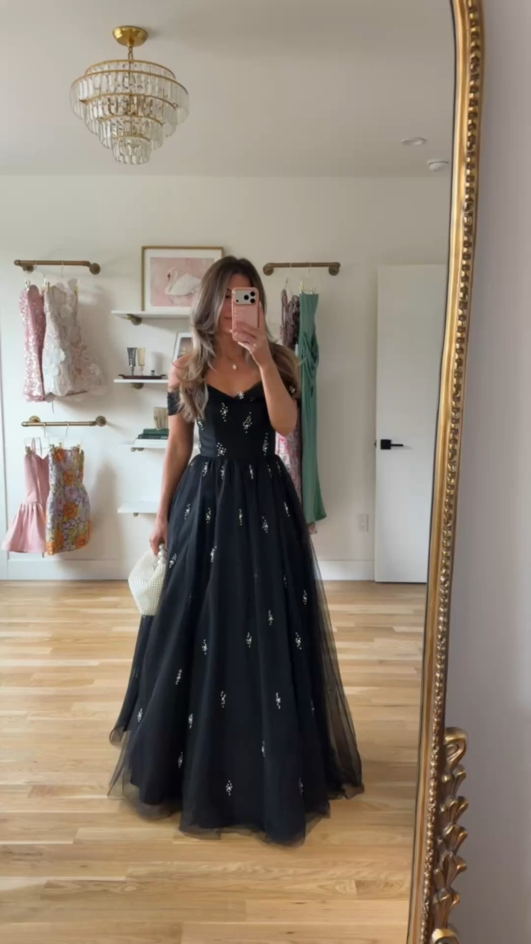 black off-the-shoulder gown with a full tulle skirt and scattered pearl clusters fall wedding guest dress for every girl 💍

I’m 5’4” & wearing my usual smalls/2

autumn wedding guest dress, fall dresses, summer wedding guest dresses, wedding guest dresses, cocktail dresses, semi-formal dresses, black tie wedding guest dresses, destination wedding guest dresses, garden party dresses, wedding guest outfit ideas, fall dresses, autumn dress

#LTKWedding #LTKgrwm #LTKU