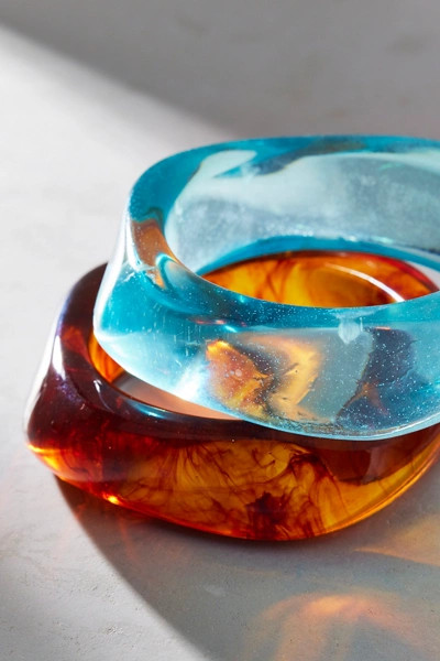 Iris Acrylic Chunky Bangle Bracelet | Urban Outfitters (US and RoW)