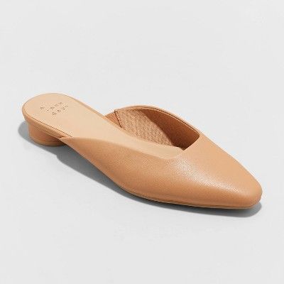 Women&#39;s Mandy Mules - A New Day&#8482; Blush 9.5 | Target