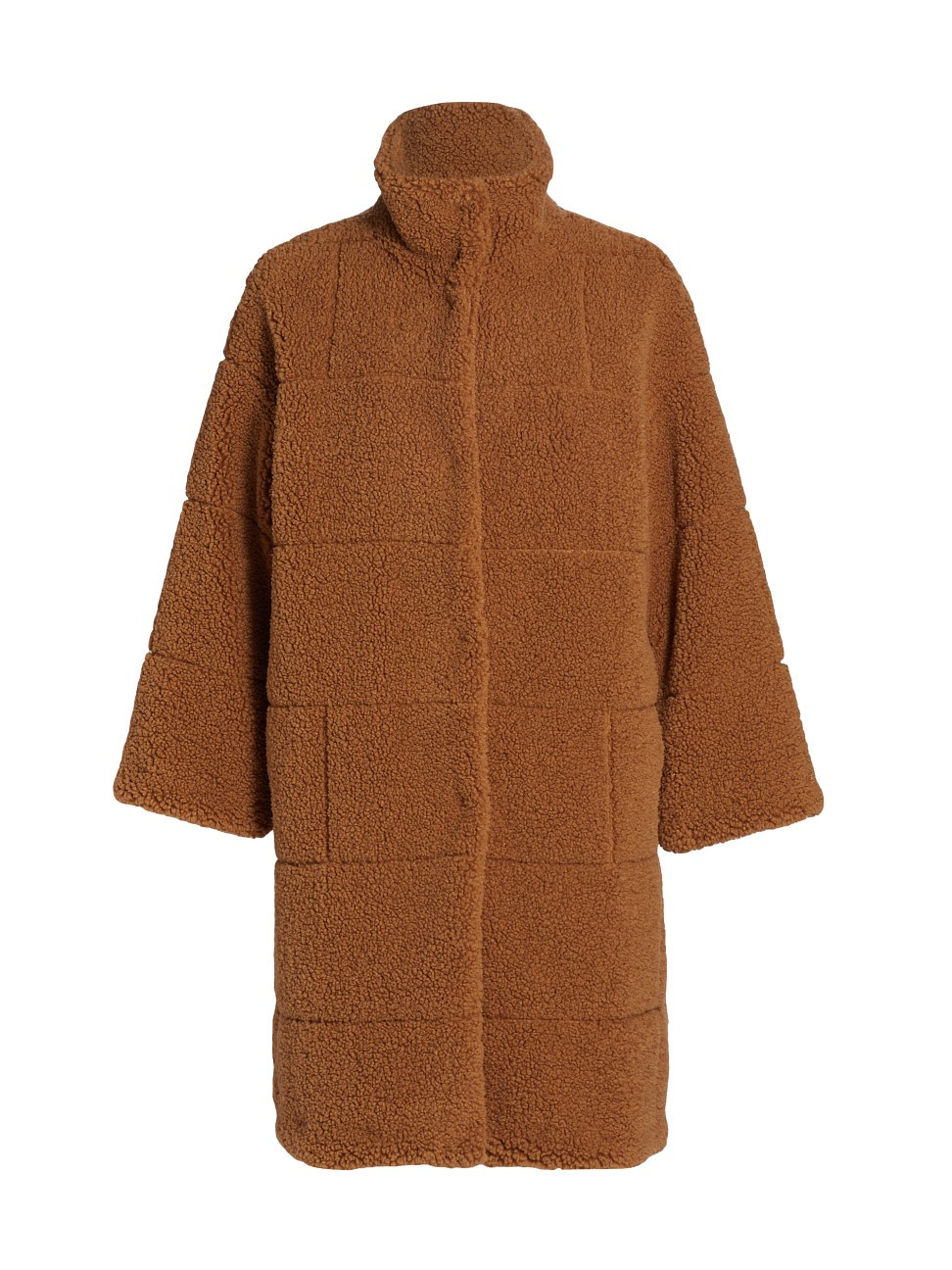 Sherpa Plaque Coat | Saks Fifth Avenue