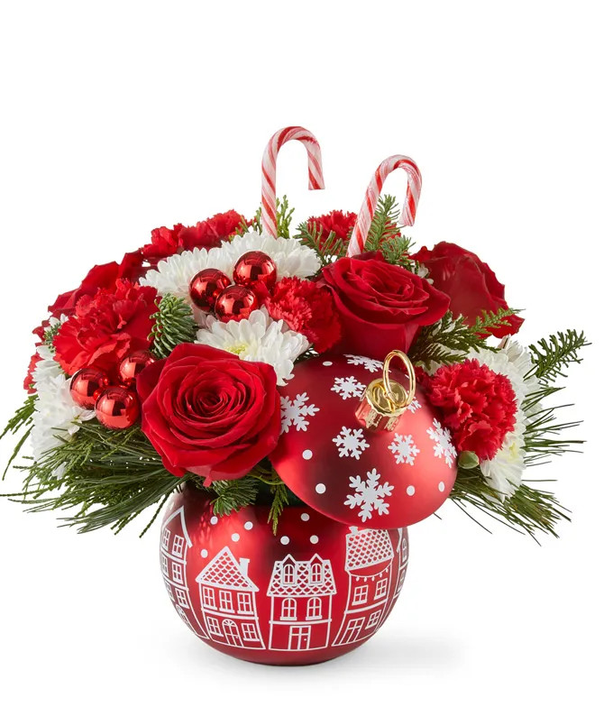 Holly Jolly Village | From You Flowers