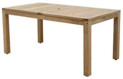 Guam Outdoor Rectangular Teak Table | Ashley Homestore