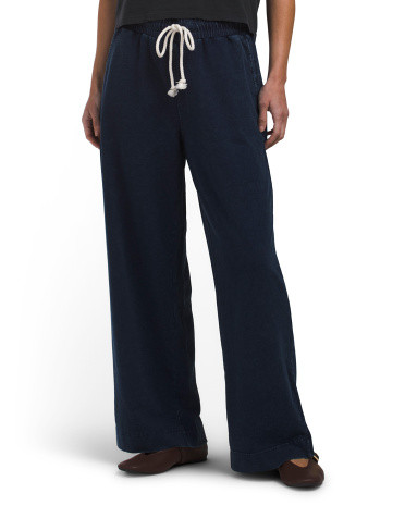 French Terry Wide Leg Pants | TJ Maxx
