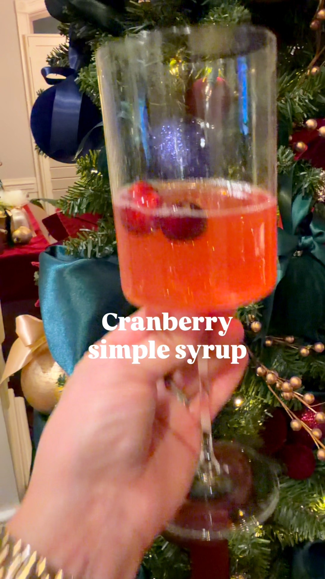 Cranberry simple syrup is my favorite way to elevate holiday cocktails and cozy drinks. It is bright tart and only three ingredients which makes it the easiest festive treat to keep in the fridge all season. Save this because tomorrow’s cocktail uses this syrup and you will not want to miss it.

Recipe:
• 12 oz cranberries fresh or frozen
• 1 cup sugar
• 1 ½ cups water

Simmer everything for 15 minutes until the cranberries pop. Strain and pour into jars. Keeps up to four weeks.

I love using this in cocktails mocktails sparkling water lemonade and tea. It adds the prettiest color and the perfect touch of holiday sweetness.

#LTKHoliday #LTKHome #LTKSeasonal