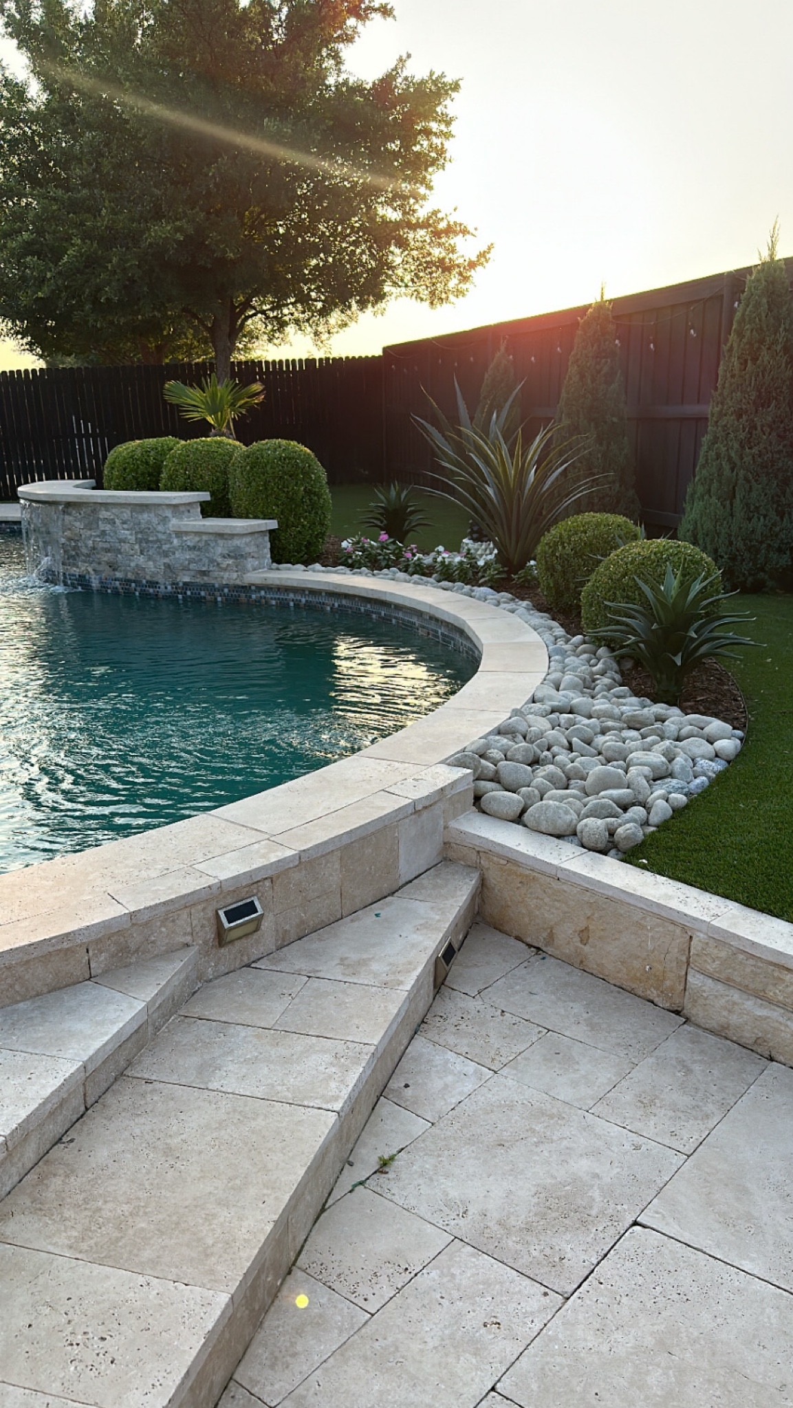 Outdoor faux plants and LED lights that easily attach to stone using tape! They’ve held up for the last 2 years

#LTKSeasonal #LTKhome #LTKFind