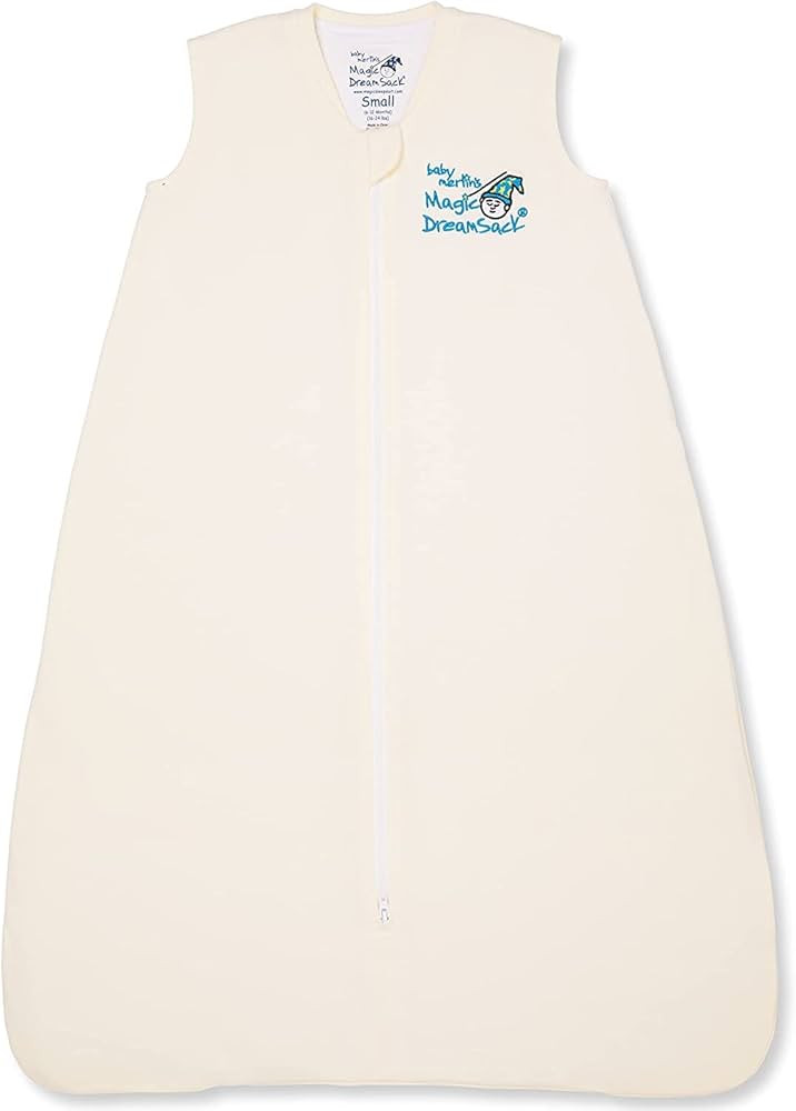 Baby Merlin's Magic Dream Sleep Sack - 100% Cotton Wearable Blanket - Baby 6-12 Months - Cream | Amazon (US)