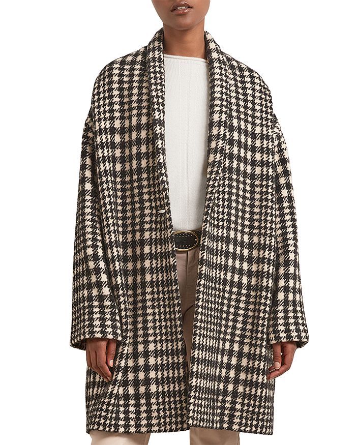 Sevana Oversized Houndstooth Print Wool Coat | Bloomingdale's (US)