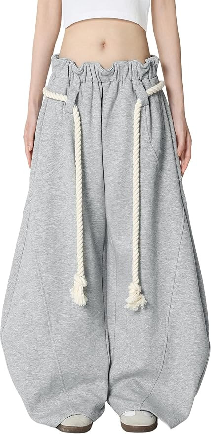 Aelfric Eden Super Baggy Barrel Sweatpants Wide Leg Pants for Women Men Casual Elastic Waist Unis... | Amazon (US)